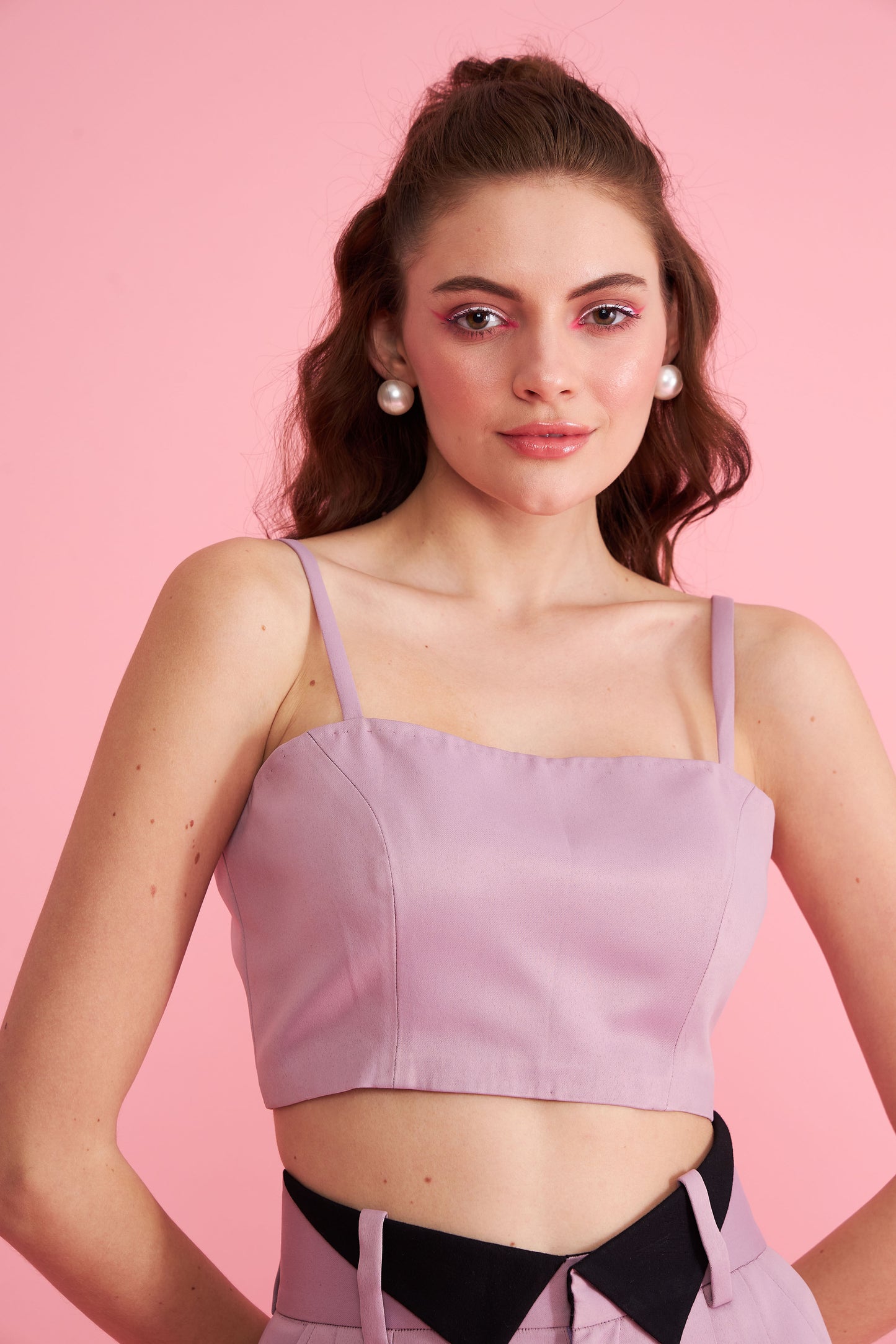 Lilac Crop Top