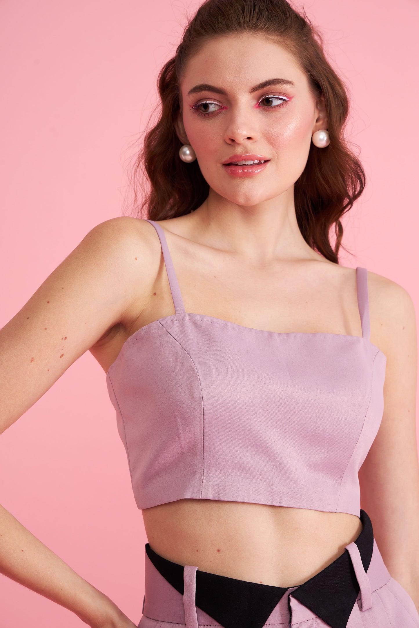 Lilac Crop Top