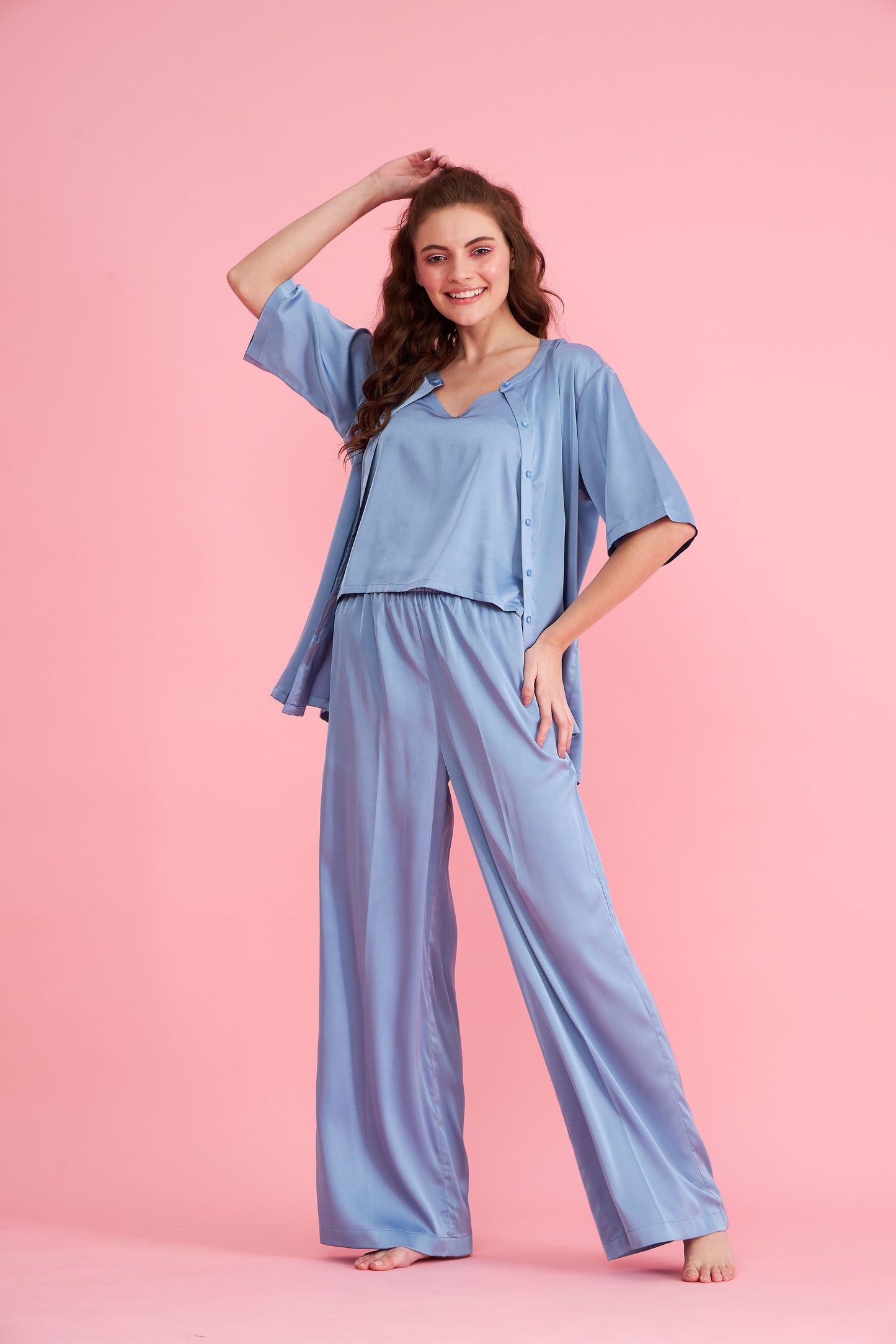 Steel Blue Sleepwear